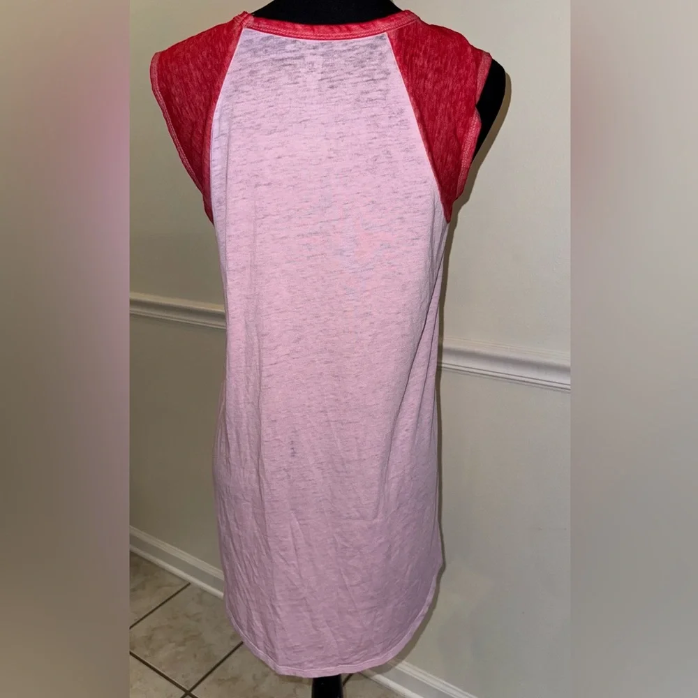 Betty Boop Pink Sleeveless Graphic Sleep Shirt – Size Small